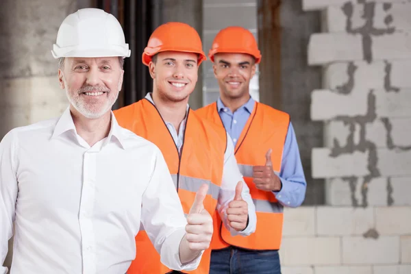 Successful builders are expressing their positive emotions