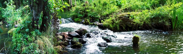 Panorama of the waterfall