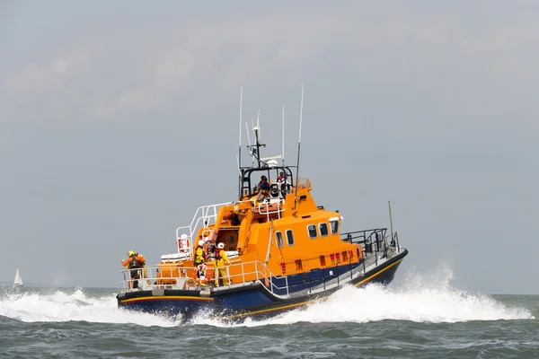 Orange sea rescue life boat