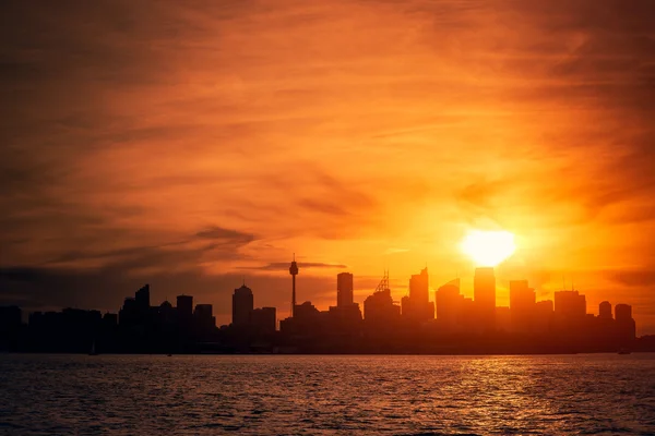 Sydney city silhouette