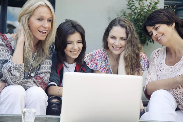 Women using laptop