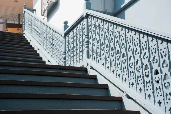 Staircase wood perforated design