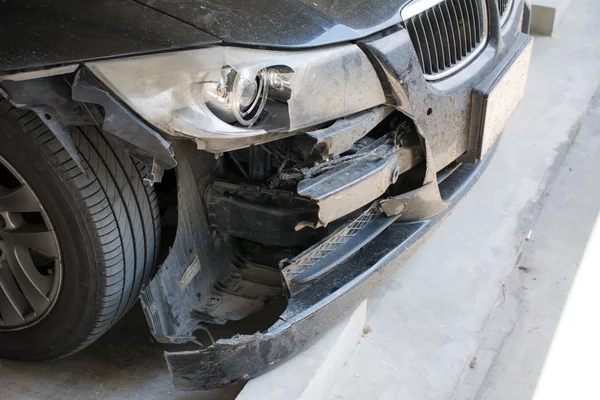 Car crash in accident use for insurance broker or other safety c