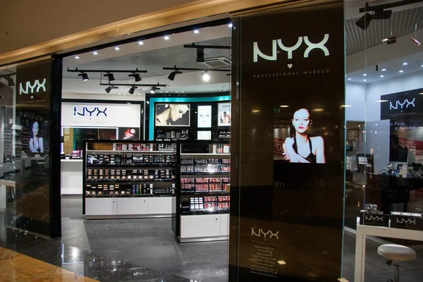 Nyx Store professional makeup in  shopping mall Moscow City.
