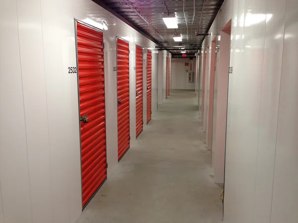 Self storage rollup doors inside