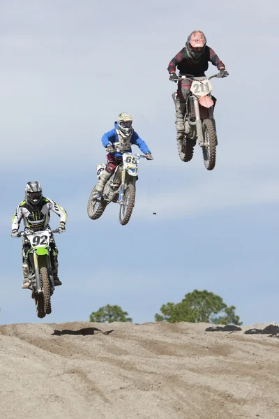 Motorcycles are going to compete in motocross