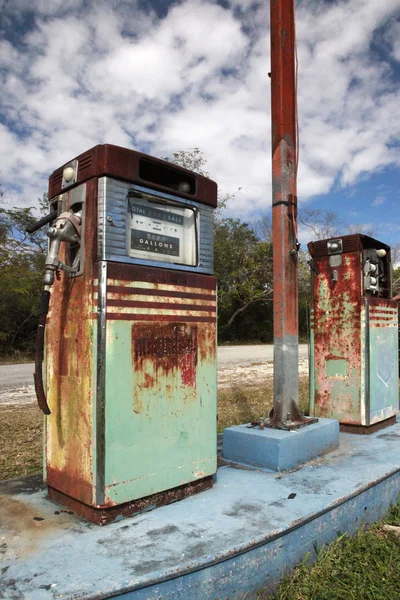 Old gasoline station