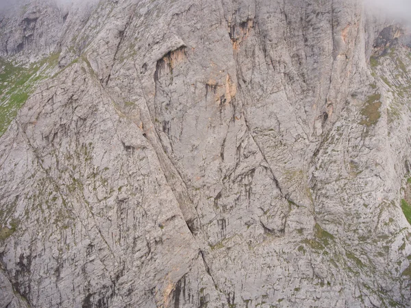 Aerial photo.  Stone Mountain face Pshekha su. Caucasus.