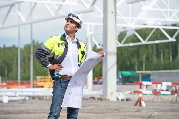 Civil Engineer At Construction Site