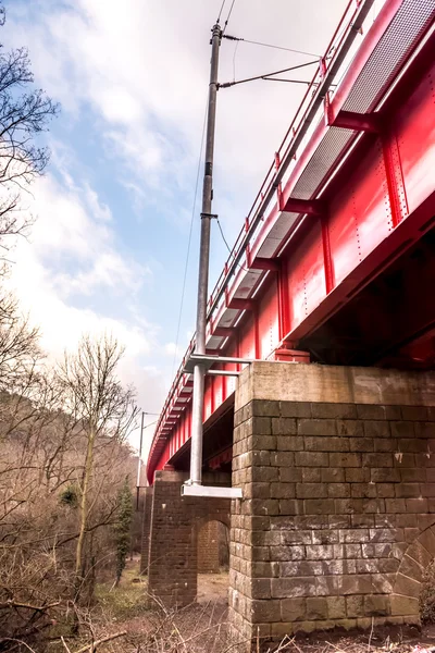 Historical red bridge