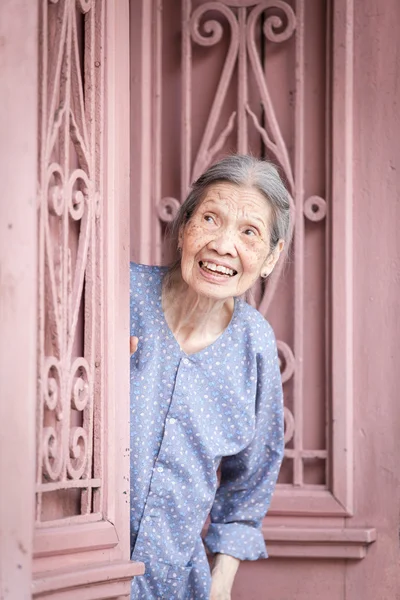 Portrait of senior vietnamese woman, Hanoi