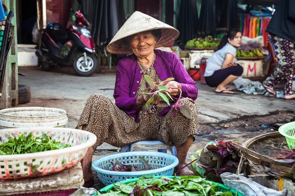 Woman at the street market, Nha Trang, Vietnam