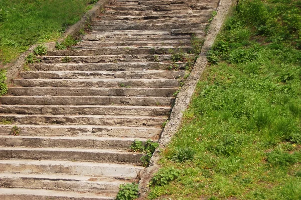 The old stone stairs