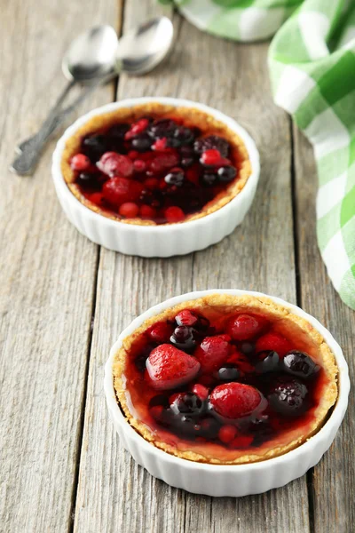 Fresh berry tarts