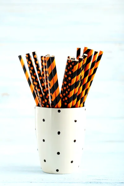 Striped drink straws