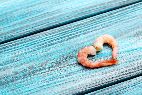 Fresh boiled shrimps