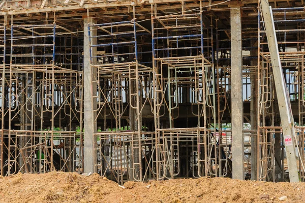 Home building construction site
