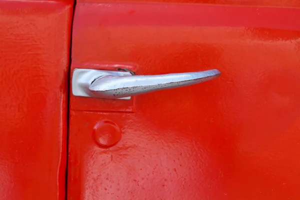 Red door handle lock