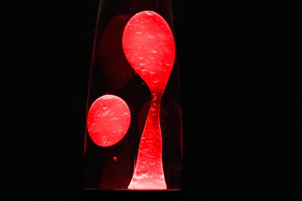 Red lava lamp photography
