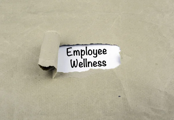 Inscription revealed on old paper - Employee Wellness