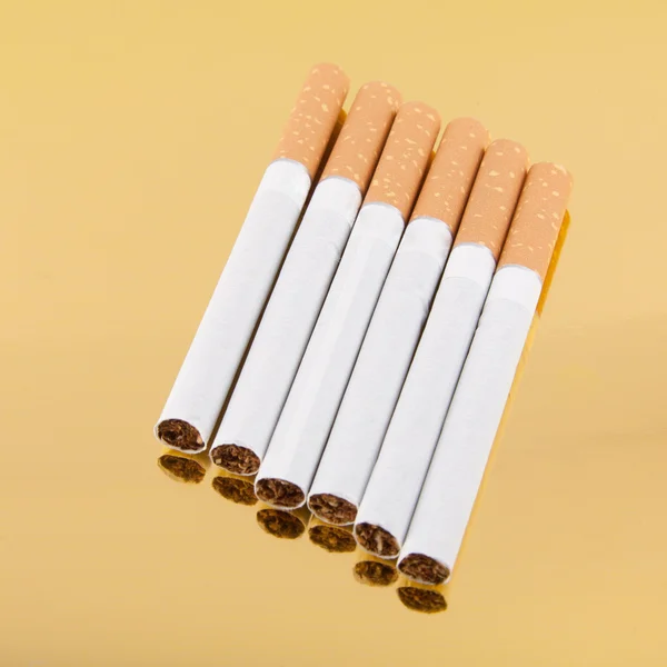 Six filter cigarettes