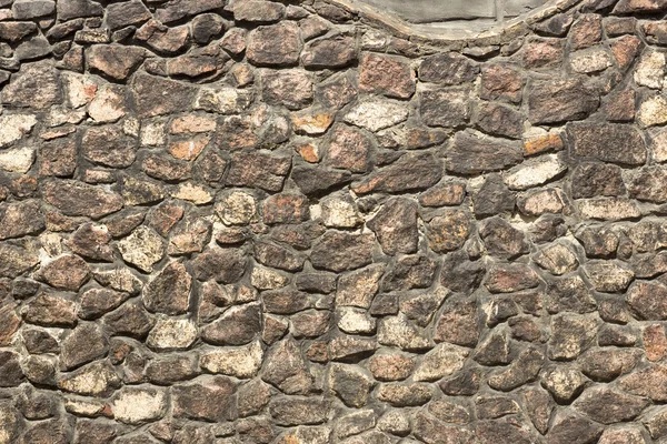 Old Gothic stone wall of rubble