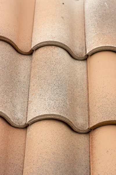 Roof metal tile closeup background texture