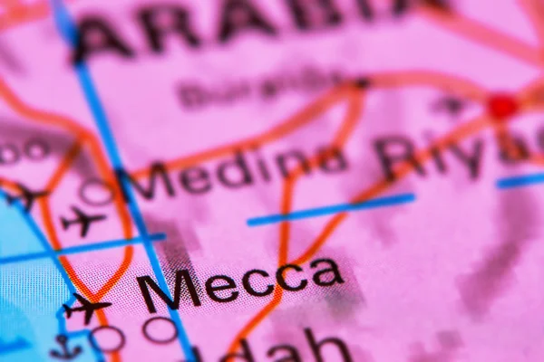 Mecca, City in Saudi Arabia on the Map