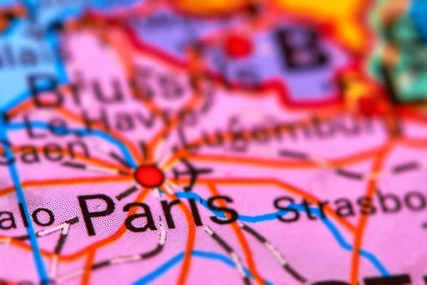 Paris, Capital City of France on the Map
