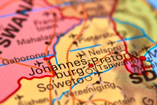 Johannesburg City on the Map