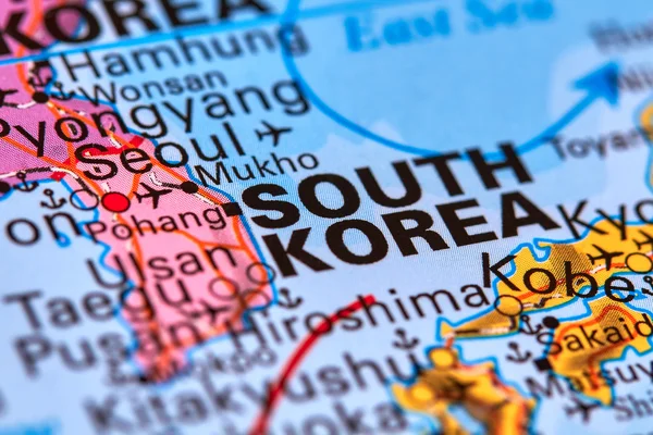 South Korea on the Map