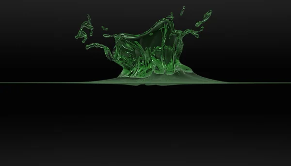 Splash color green