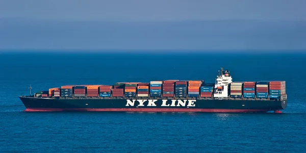 Container ship NYK Argus on the high seas. East (Japan) Sea. Pacific Ocean. 27.05.2014