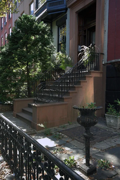 Greenwich Village, a neighborhood on the island of Manhattan in