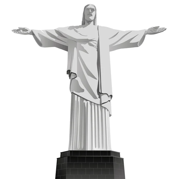 Illustration monument tourist in Rio de Janeiro, Brazil. Ideal for catalogs, informative and institutional material