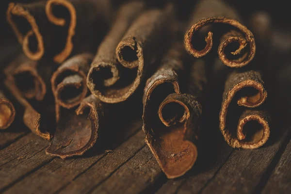 Close up of cinnamon sticks