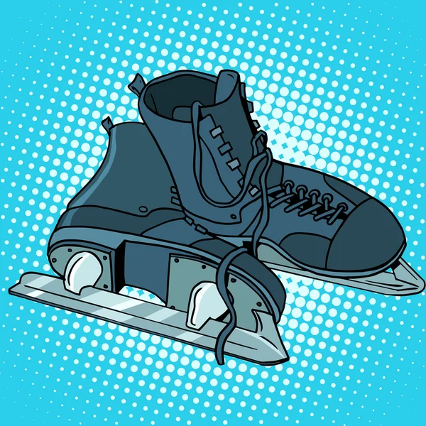 Men skates winter sports