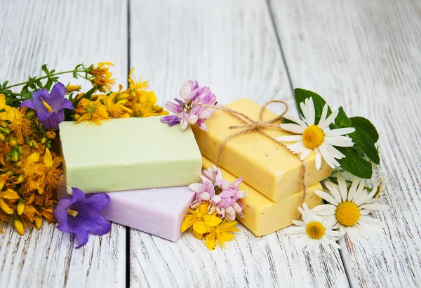 Herbal  treatment - camomile, tutsan and soap