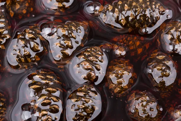 Jam of young green pine cones as a background.