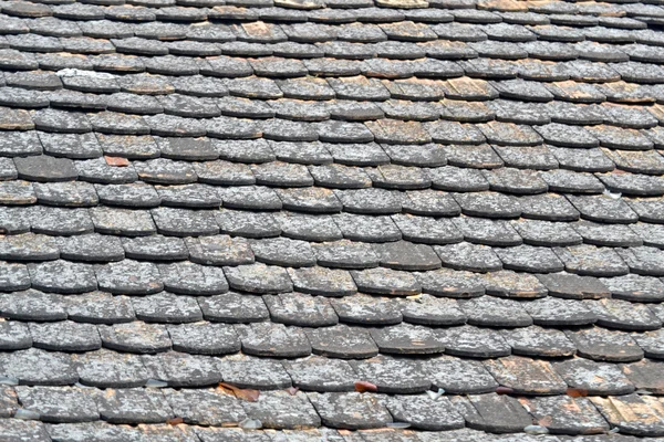 Old tile roof. Background