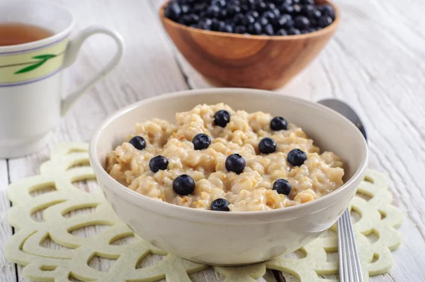 Oatmeal porridge for breakfast