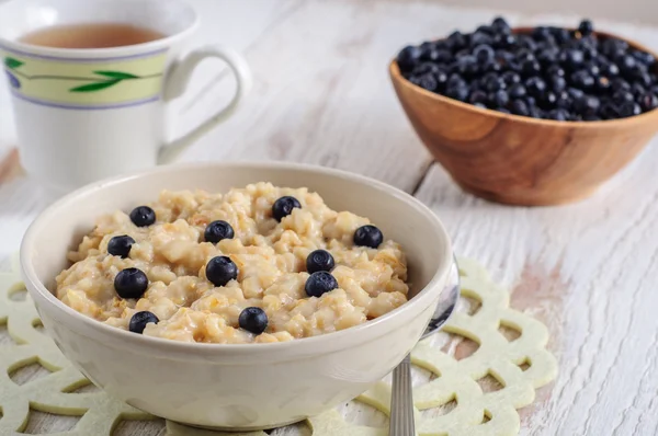 Oatmeal porridge for breakfast