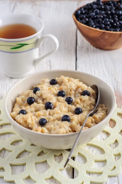 Oatmeal porridge for breakfast