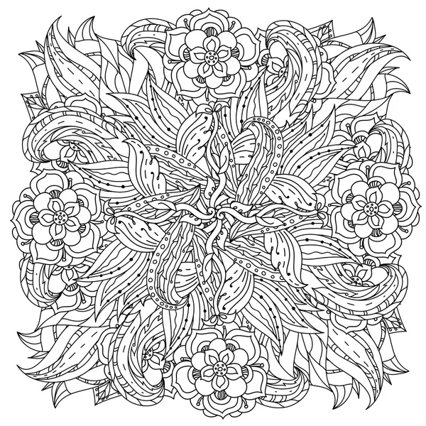 Coloring book antistress style picture