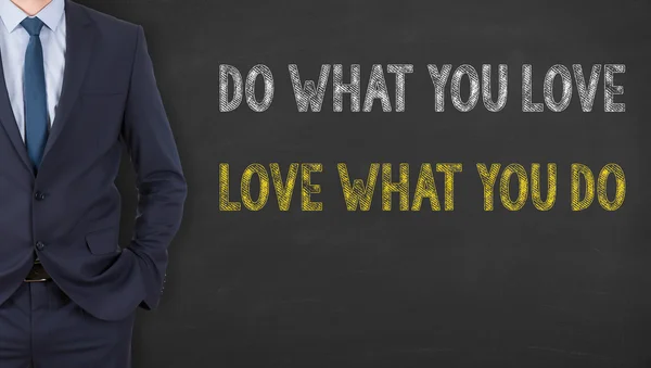 Do What You Love on Chalkboard