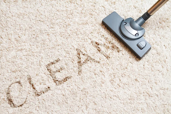 Cleaning carpet hoover