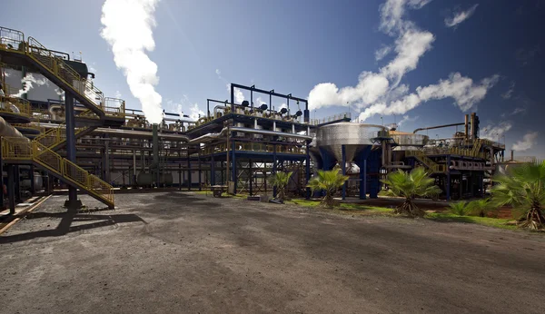 Sugar cane industrial mill processing plant in Brazil