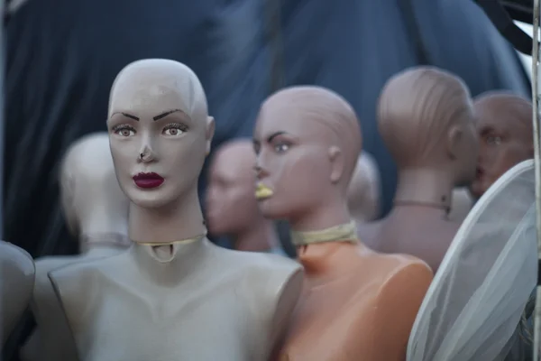 Male and female mannequins