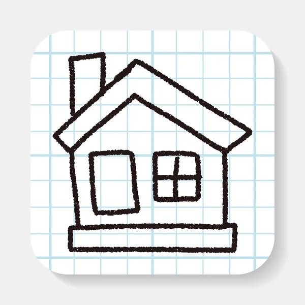 House doodle drawing