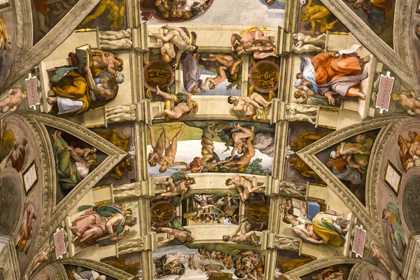 Interiors and details of the Sistine Chapel, Vatican city
